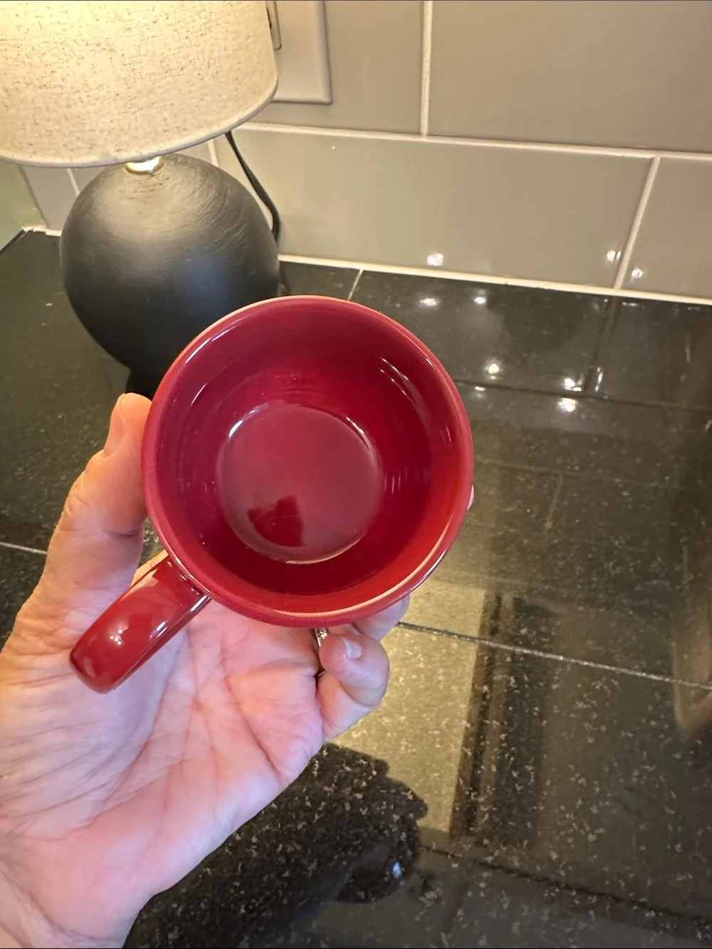 Starbucks Red Diamond Pattern Espresso Cup